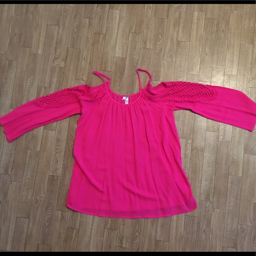 Cold shoulder blouse